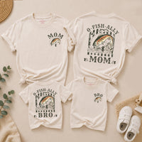 Custom O-Fish-Ally One 1st Birthday Fishing Outfit, Matching Family Shirts, Baby Romper, Soft Cotton, Perfect for Birthday Celebrations