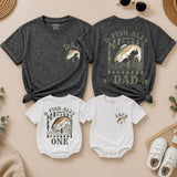 Custom O-Fish-Ally One 1st Birthday Fishing Outfit, Matching Family Shirts, Baby Romper, Soft Cotton, Perfect for Birthday Celebrations