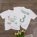 Custom O-Fish-Ally Three Fishing Birthday Toddler Shirt, Soft Cotton Kids' T-Shirt, Personalized Outfit for 3rd Birthday Party Celebration