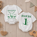 Custom Golf First Birthday Romper for Baby Boy, Mastered His First Year, Soft Cotton Short Sleeve Outfit for Spring and Summer Days