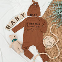 Custom Great Grandma Baby Bodysuit Heartfelt Newborn Outfit Neutral Colors Soft Cotton New Baby Gift Boy Girl Personalized Name
