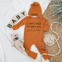 Custom Great Grandma Baby Bodysuit Heartfelt Newborn Outfit Neutral Colors Soft Cotton New Baby Gift Boy Girl Personalized Name