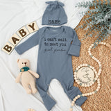 Custom Great Grandma Baby Bodysuit Heartfelt Newborn Outfit Neutral Colors Soft Cotton New Baby Gift Boy Girl Personalized Name