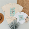 Custom Mama and Mamas Boy Matching Outfits Mint Green Bold Text Lightning Bolt Design Cotton Soft Baby Shower Gift