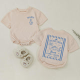 Custom Matching Family Cruise Crew Shirts and Baby Rompers, Vintage Summer 2026 Design, Soft Cotton Tee for Mom, Dad, Kids, and Baby