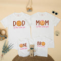 Custom Matching Family Fall Birthday Shirts with Pumpkin Pie Design, Soft Cotton Short Sleeve for Baby, Kids, Mom, Dad, Autumn Outfit