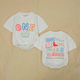 Custom Matching Family First Birthday Shirts, Mama and Baby One Bodysuit, Soft Cotton Outfit with Book Theme for First Birthday Party