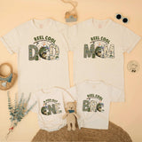 Custom Matching Family Fishing Shirts, Reel Cool Dad Mom Bro One Design, Soft Cotton 1st Birthday Outfit, Fishing Theme Party Tees