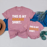 Custom Matching Family Garage Shirts, Father and Son Tees, Daddy and Me Outfits, Vintage Gray Wash, Soft Cotton, Father’s Day Gift