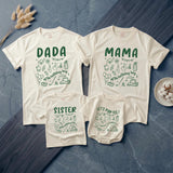Custom Matching Family Golf Party Shirts for Baby's 1st Birthday, Soft Cotton Romper and Tees with Fun Golf-Themed Artwork