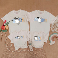 Custom Matching Family Halloween Shirts, Spooky Ghost Design for Baby, Kids, and Adults, Soft Cotton Birthday Outfit or Party Wear