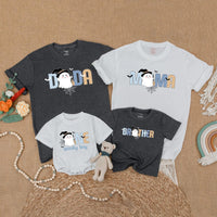Custom Matching Family Halloween Shirts, Spooky Ghost Design for Baby, Kids, and Adults, Soft Cotton Birthday Outfit or Party Wear