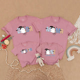 Custom Matching Family Halloween Shirts, Spooky Ghost Design for Baby, Kids, and Adults, Soft Cotton Birthday Outfit or Party Wear