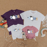Custom Matching Family Halloween Shirts, Spooky Ghost Design for Baby, Kids, and Adults, Soft Cotton Birthday Outfit or Party Wear