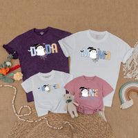 Custom Matching Family Halloween Shirts, Spooky Ghost Design for Baby, Kids, and Adults, Soft Cotton Birthday Outfit or Party Wear