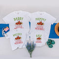 Custom Matching Family Shirts with 'Little Meatball' Artwork for Baby's 1st Birthday, Soft Cotton Outfits for Mom, Dad, and Siblings