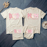 Custom Matching Family Shirts with Silly Goose Artwork for Baby's 1st Birthday, Soft Cotton Romper and Tees, Perfect for Celebrations