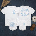 Custom Matching Family Shirts with Silly Goose Artwork, Personalized 1st Birthday Outfit for Baby Boy, Toddler, Mom, Dad, Soft Cotton Tee
