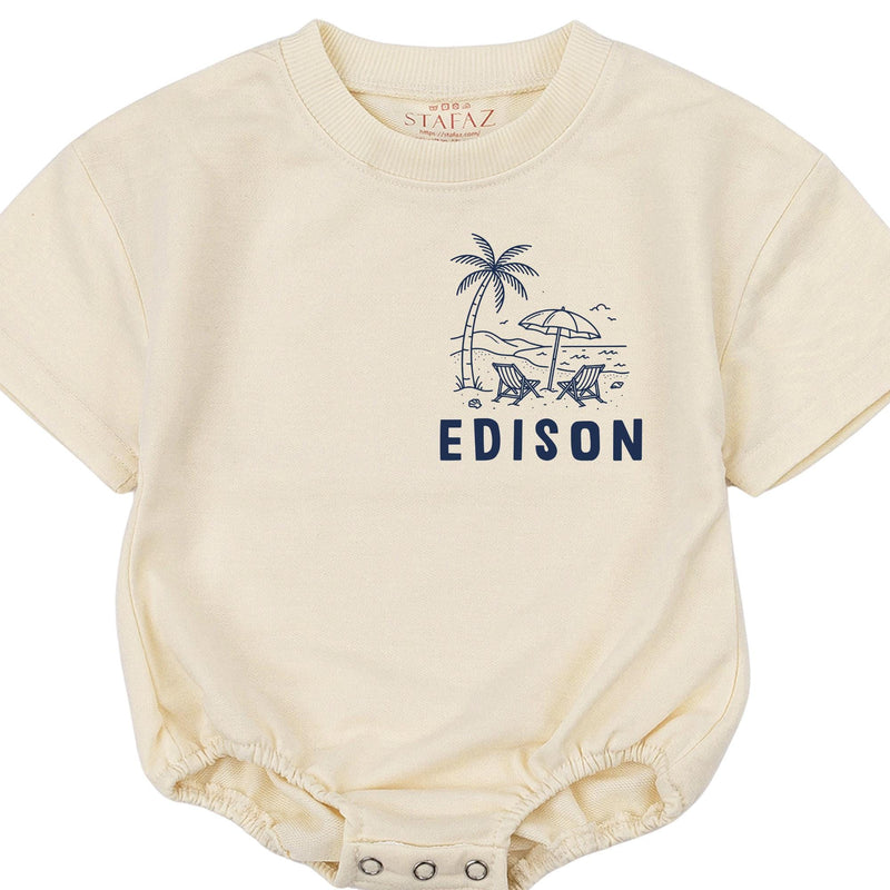 Custom Matching Family Vacation Shirts and Baby Romper, Tropical Beach Design, Miami 2026, Soft Cotton, Sizes Newborn to 2XL