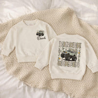 Custom Name Kindergarten Truck Shirt for Boys, Camo Monster Truck Kids Long Sleeve Romper, Back to School Outfit, Soft Cotton Tee