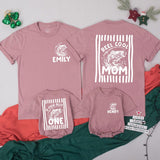 Custom Matching Family Fishing Birthday Outfits, O-Fish-Ally One Baby Bodysuit & Reel Cool Dad Tee, Soft Cotton Shirts for Celebrations