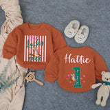 Custom One Lucky Duck First Birthday Girl Romper, Pink Striped Duck Hunting Outfit, Soft Cotton Bubble Romper for Cake Smash Photos