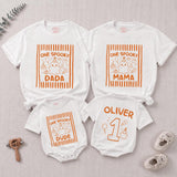 Custom One Spooky Halloween Matching Family Shirts for Baby, Toddler, Mom, Dad with Cute Ghost Artwork, Soft Cotton Perfect for Fall