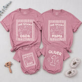 Custom One Spooky Halloween Matching Family Shirts for Baby, Toddler, Mom, Dad with Cute Ghost Artwork, Soft Cotton Perfect for Fall