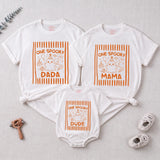 Custom One Spooky Halloween Matching Family Shirts for Baby, Toddler, Mom, Dad with Cute Ghost Artwork, Soft Cotton Perfect for Fall