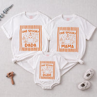Custom One Spooky Halloween Matching Family Shirts for Baby, Toddler, Mom, Dad with Cute Ghost Artwork, Soft Cotton Perfect for Fall