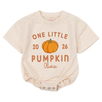 Custom Pumpkin 1st Birthday Matching Family Shirts, Baby Bodysuit & Adult Tees, Soft Cotton Fall Outfit for Milestone Photos NB–2XL