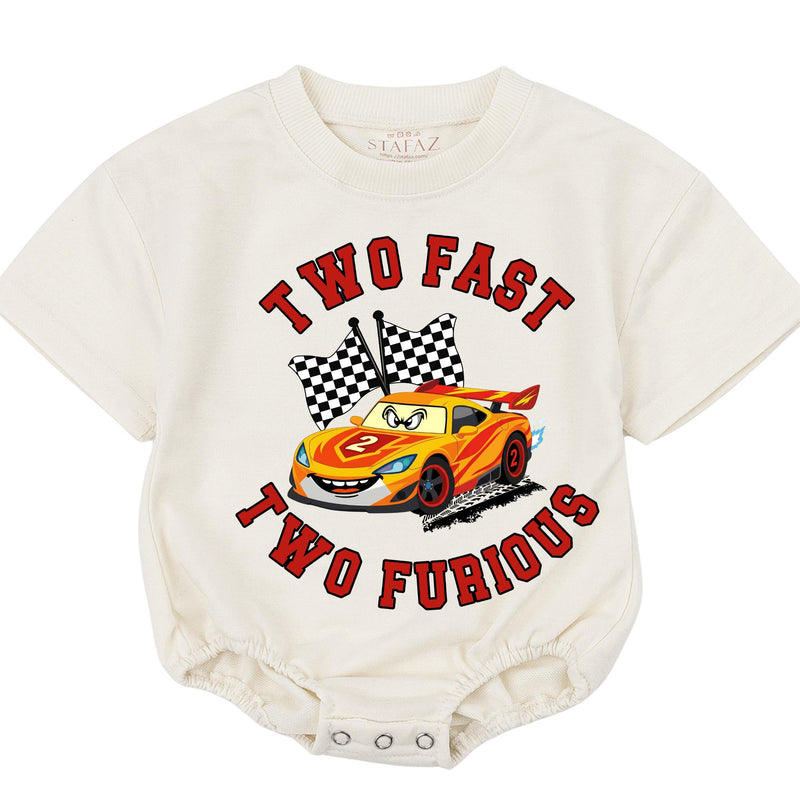 Custom Racing 2nd Birthday Matching Family Shirts with Two Fast Two Furious Design, Toddler and Parent Tees, Soft Cotton Outfits for Parties