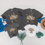 Custom Reel Cool Matching Family Shirts with Camo Fish Artwork, Soft Cotton Tees & Bodysuit for 1st Birthday, Mom, Dad, Baby, Toddler Outfit
