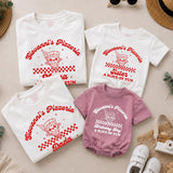 Custom Retro Pizza Birthday Outfit for Baby, Toddler, Kids & Adults, Soft Cotton Long Sleeve Romper & T-Shirt, Fun Family Party Wear
