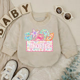 Custom Seashell Baby Romper with Starfish Artwork, Soft Cotton Summer Outfit for Baby Girls, Personalized Beach Baby Shower Gift