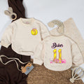 Custom Softball Baby Romper with Pink Bow Personalized Infant Girl Outfit Sporty Yellow Design Soft Comfortable Short Sleeve Gameday Apparel