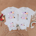 Custom Spooky One Halloween Family Shirt Pastel Ghosts 1st Birthday Outfit Soft Cotton Personal Gift for Mom Dad Sibling Matching