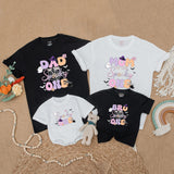 Custom Spooky One Halloween Family Shirt Pastel Ghosts 1st Birthday Outfit Soft Cotton Personal Gift for Mom Dad Sibling Matching