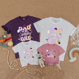 Custom Spooky One Halloween Family Shirt Pastel Ghosts 1st Birthday Outfit Soft Cotton Personal Gift for Mom Dad Sibling Matching
