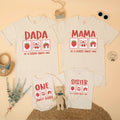 Custom Strawberry Dada Mama Sister Berry Sweet One Family Matching Soft Cotton Tees and Romper for Kids Adults First Birthday Spring
