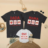 Custom Strawberry Dada Mama Sister Berry Sweet One Family Matching Soft Cotton Tees and Romper for Kids Adults First Birthday Spring