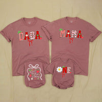 Custom Strawberry-Themed 1st Birthday Matching Family Outfits, Soft Cotton Bubble Romper for Baby Girl and Mama Dada T-Shirts, Summer Design