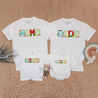 Custom Summer Family Shirts with Vibrant Beach-Themed Designs, Matching Birthday Outfits for Mom, Dad, Kids, Perfect Coastal Party Look