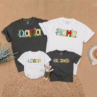 Custom Summer Family Shirts with Vibrant Beach-Themed Designs, Matching Birthday Outfits for Mom, Dad, Kids, Perfect Coastal Party Look