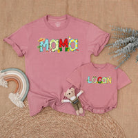Custom Summer Family Shirts with Vibrant Beach-Themed Designs, Matching Birthday Outfits for Mom, Dad, Kids, Perfect Coastal Party Look