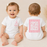 Custom Teddy Bear 1st Birthday Matching Family Shirts, Personalized Cotton Tees & Baby Romper for Mom, Dad, and Toddler Celebration Outfit
