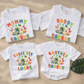 Custom Three Rex Dinosaur Birthday Matching Family Shirts, Soft Cotton Tees for Kids, Mom, Dad, Brother, Perfect for Parties