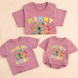 Custom Three Rex Dinosaur Birthday Matching Family Shirts, Soft Cotton Tees for Kids, Mom, Dad, Brother, Perfect for Parties