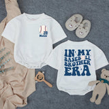 Custom Toddler Baseball Romper with Mateo Name and Number Navy Blue Sport Outfit Short Sleeve Retro Baby Clothes for Game Day or Birthday