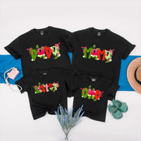 Custom Watermelon-Themed Matching Family Shirts for Mom, Dad, Kids & Baby, Soft Cotton Summer Outfits for Vacation, Photos & Special Moments